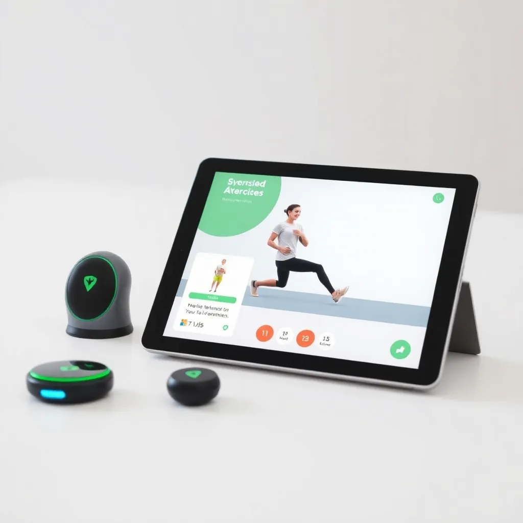 Telerehabilitation technology setup