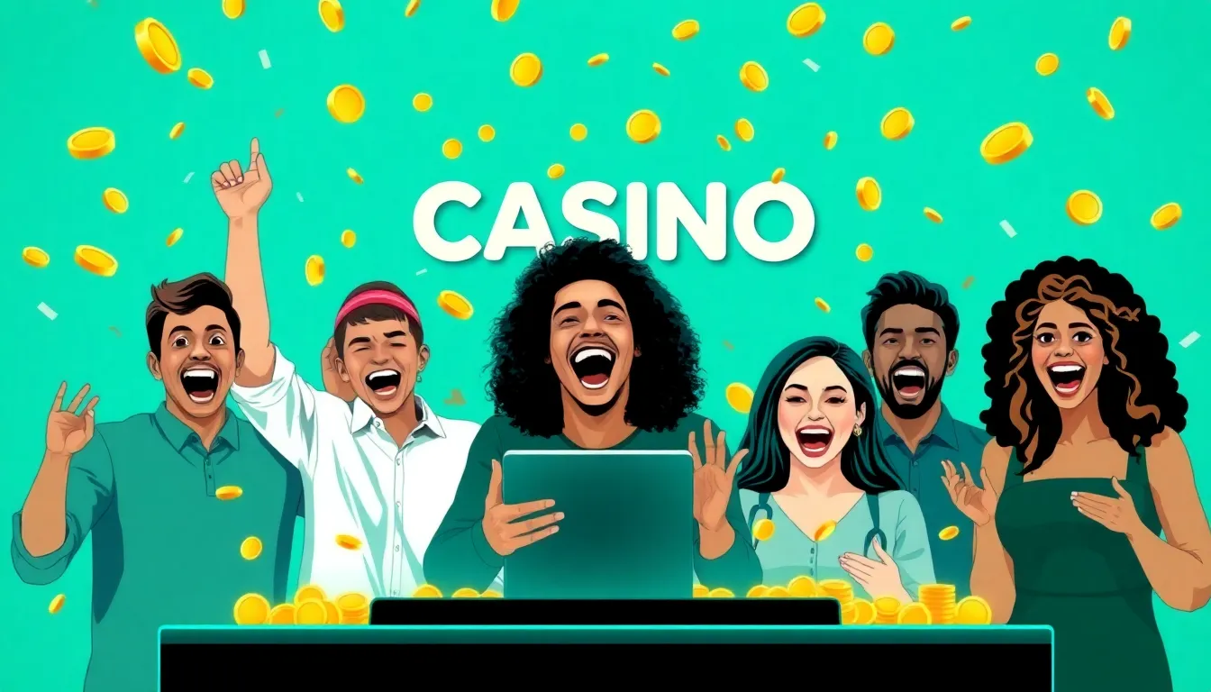 Pemain iGamble247 merayakan kemenangan