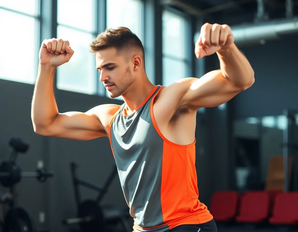 Athlete demonstrating Flexify performance wear