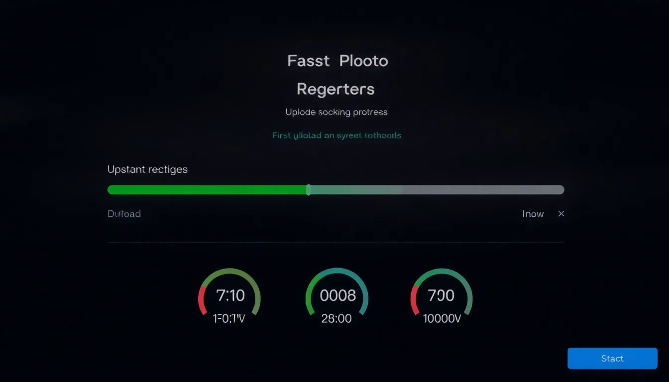 Fast photo processing interface