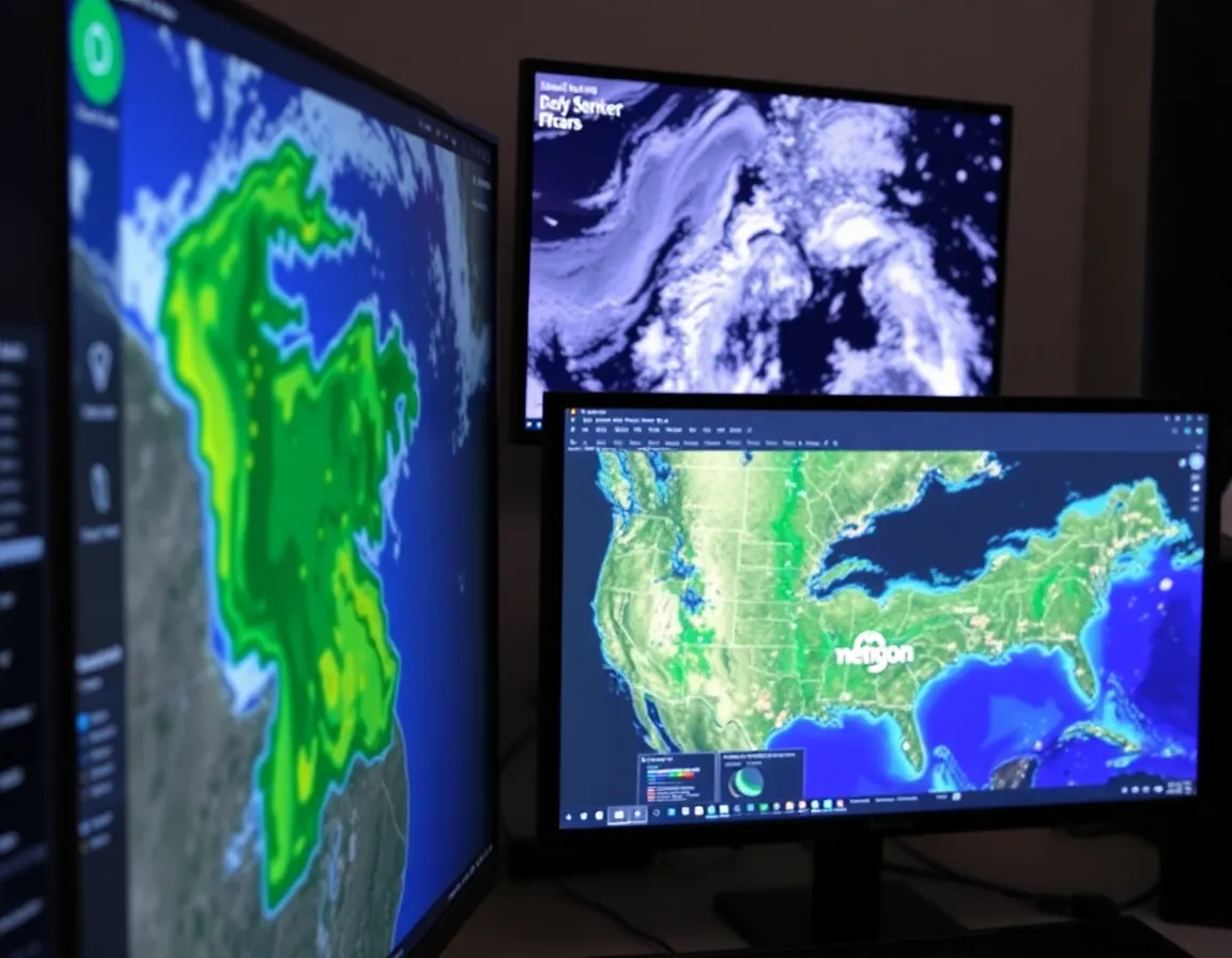 Real-time weather data monitoring from home