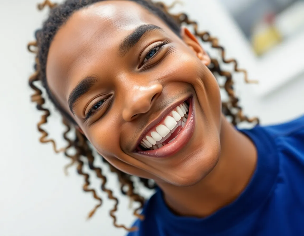 Person with healthy bright smile