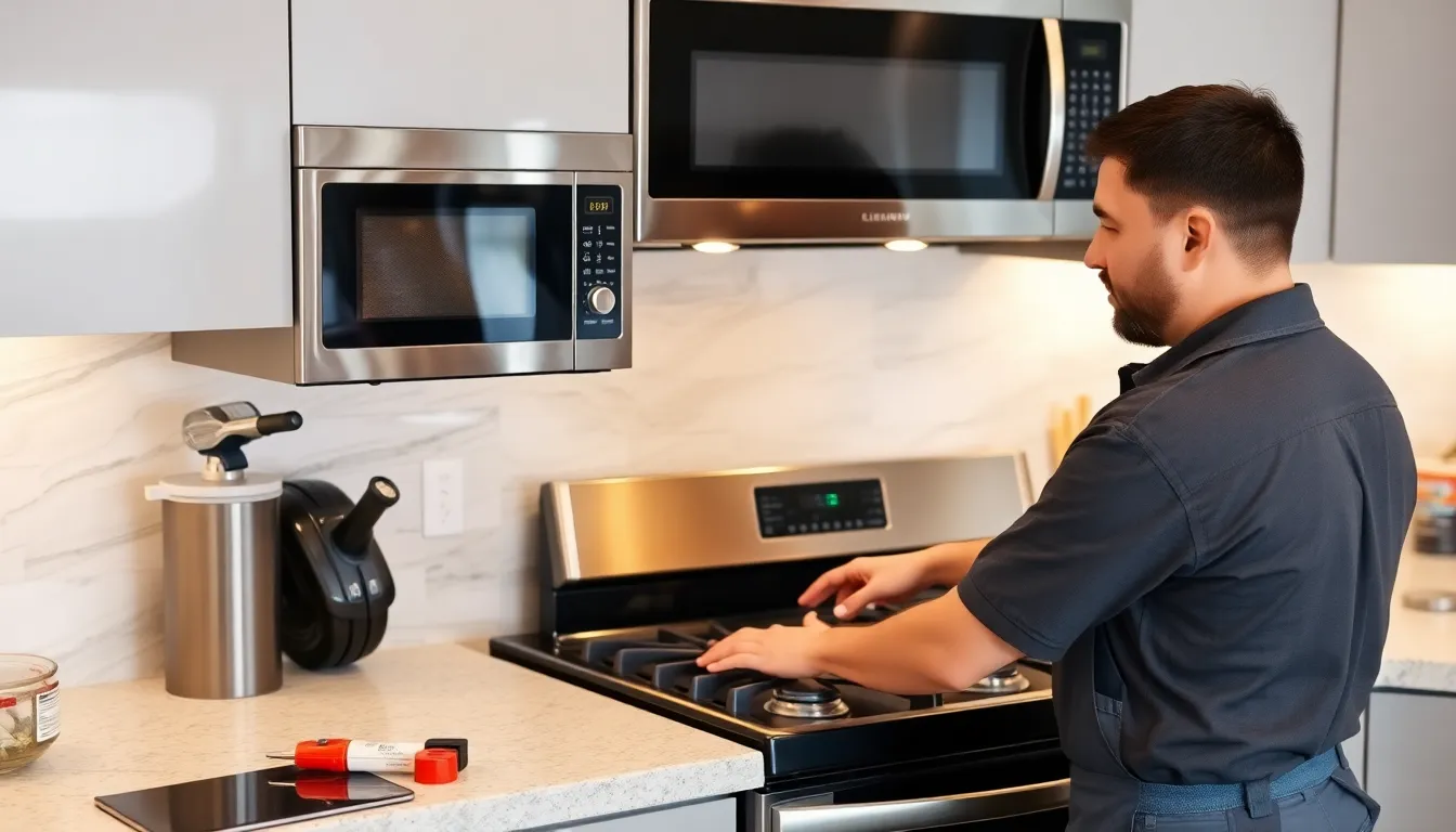 Gas stove and microwave repair
