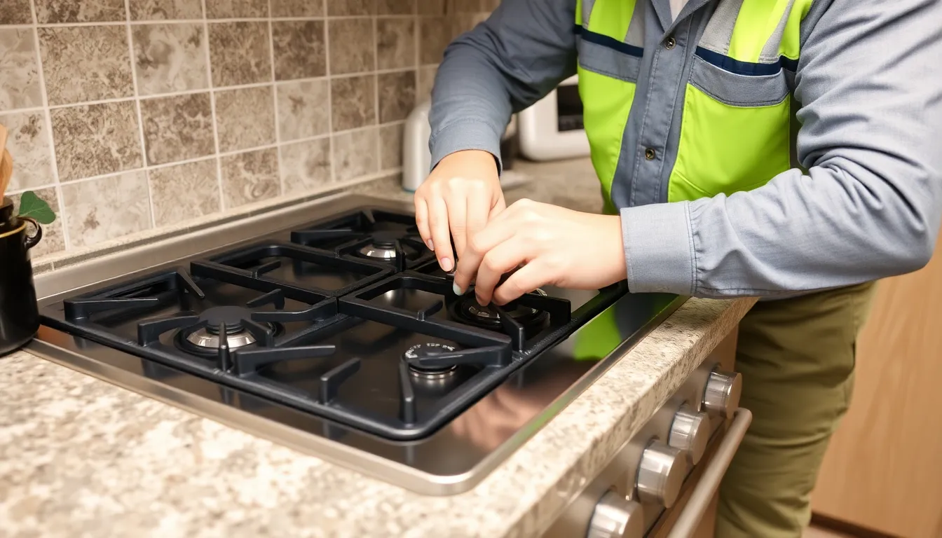 Gas hob repair service