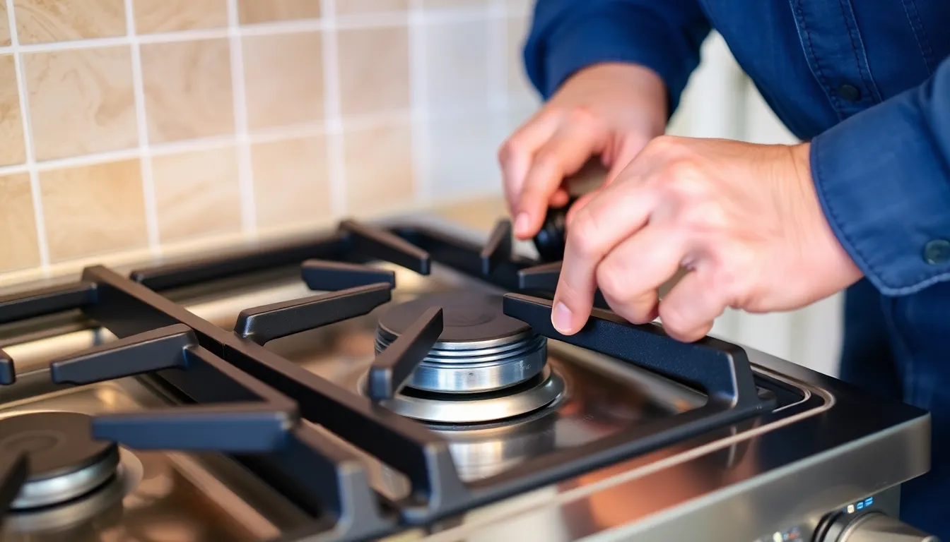 Gas stove repair service