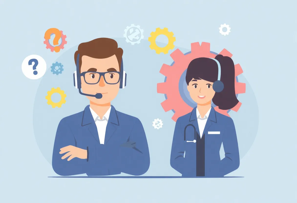 FAQ and support illustration