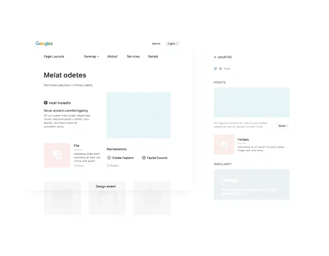 Website updates and improvements