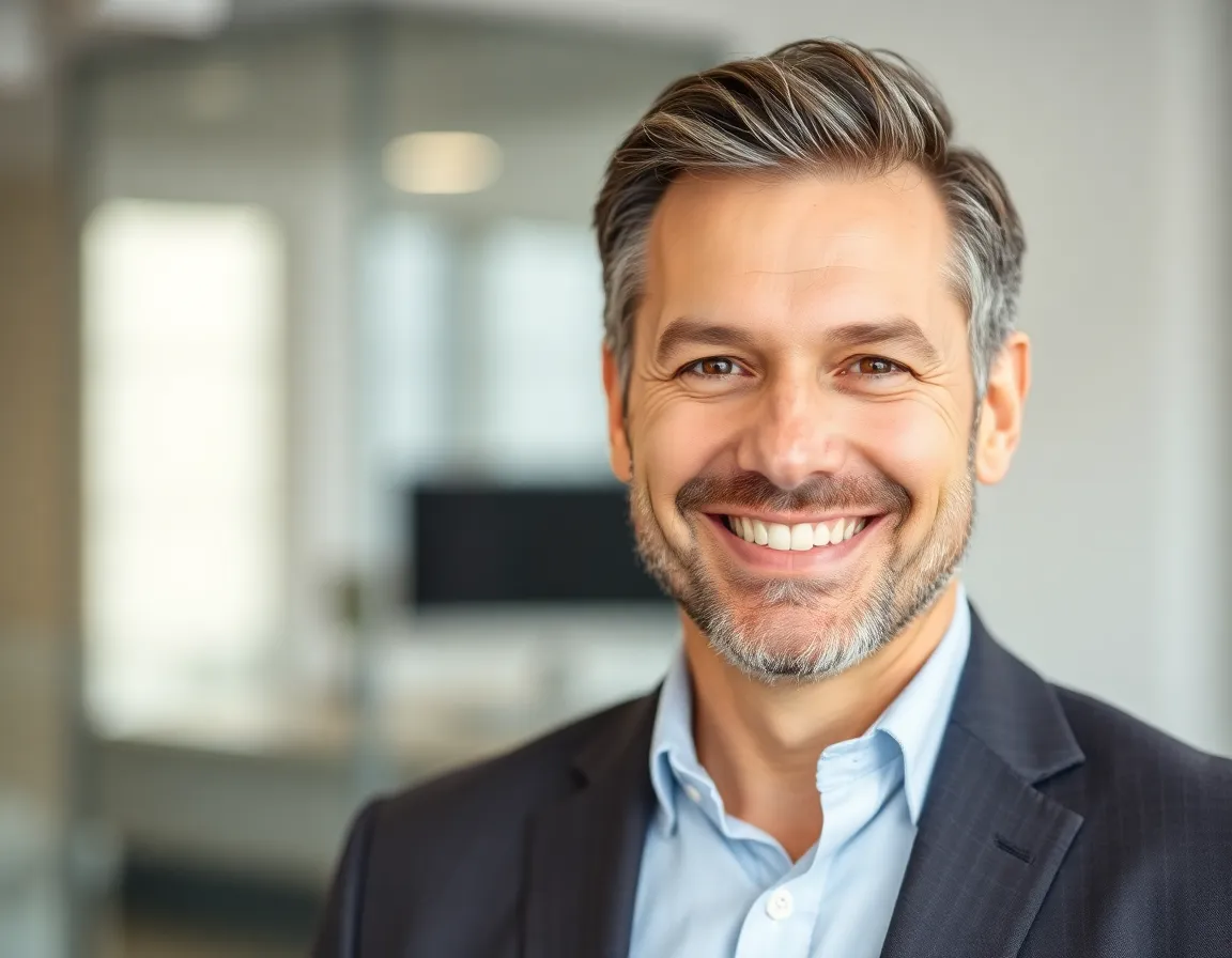 Healthy man showing vitality and energy