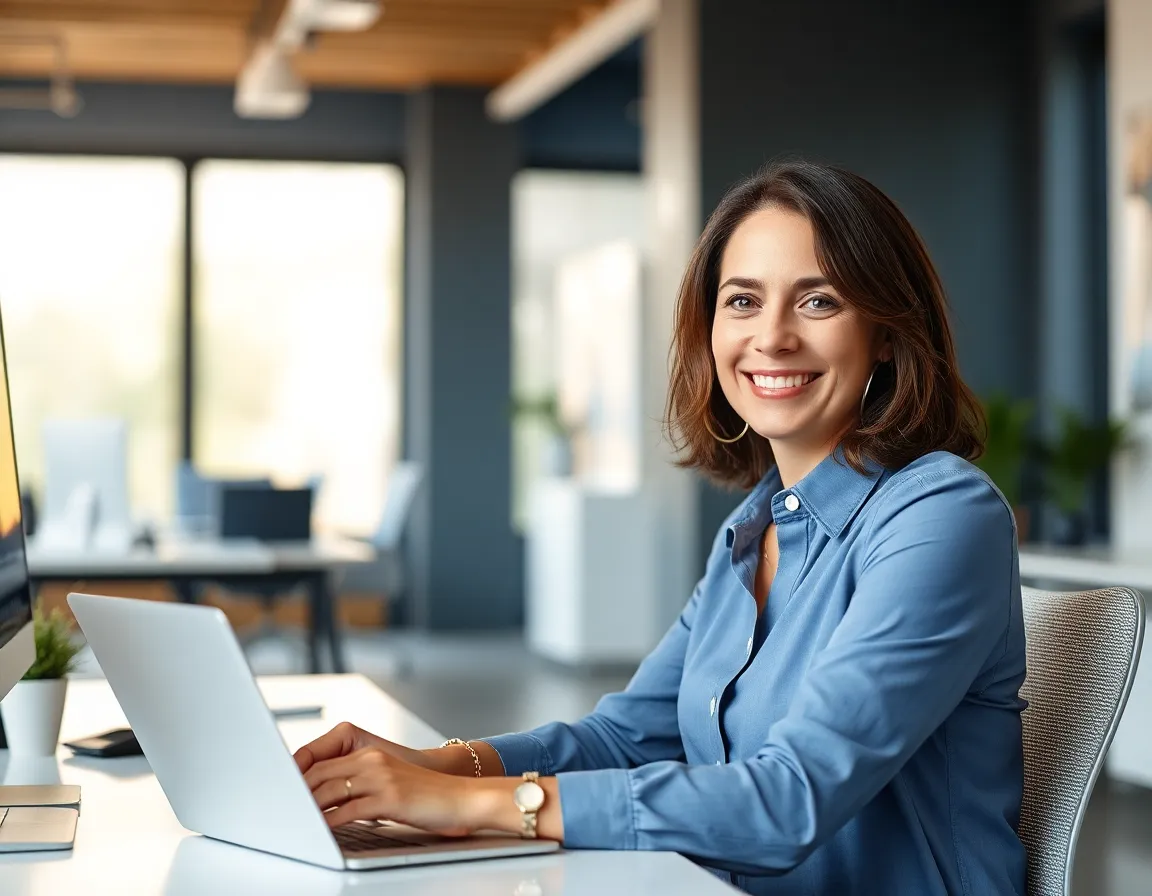 Confident professional showcasing mental clarity