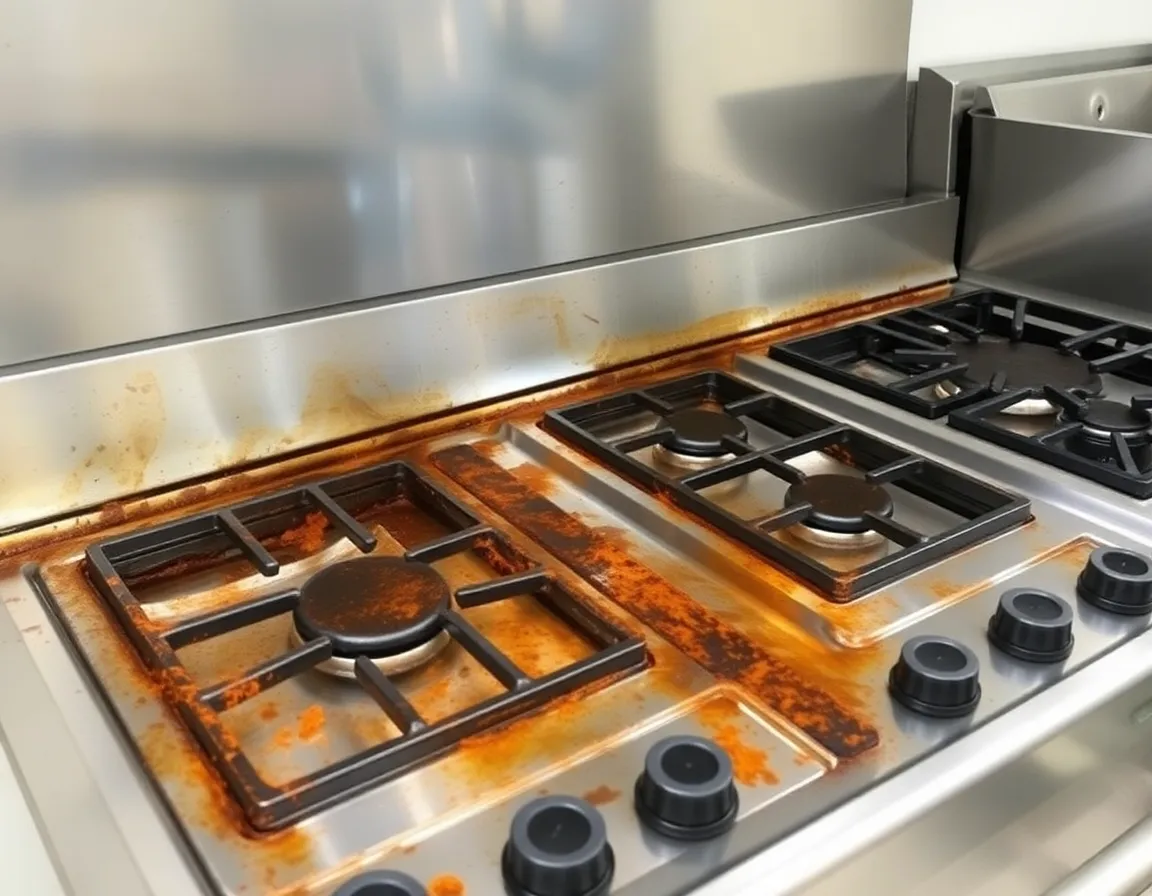 Cooking range repair