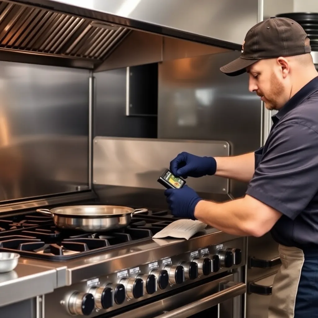 Cooking range repair service