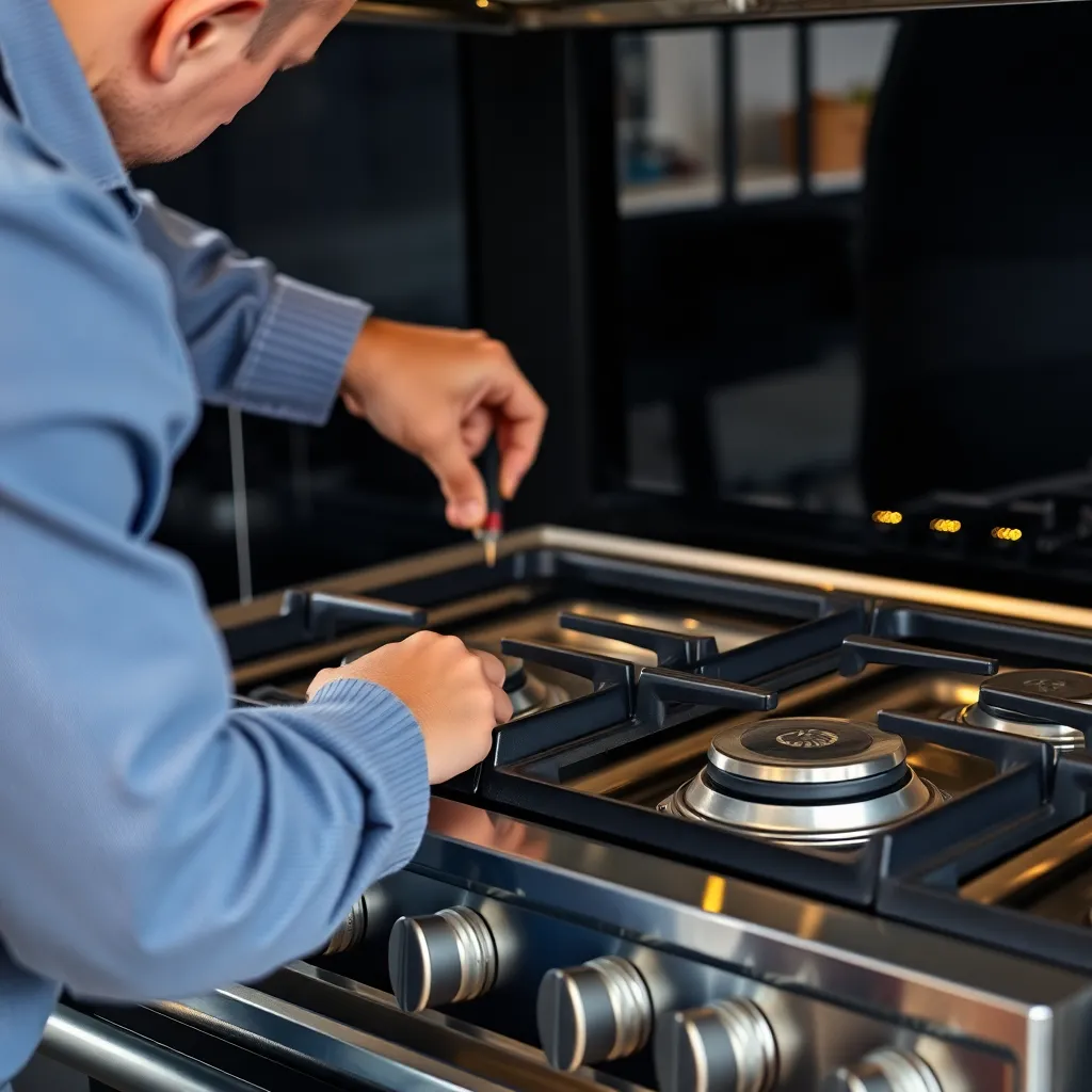 Gas stove repair service