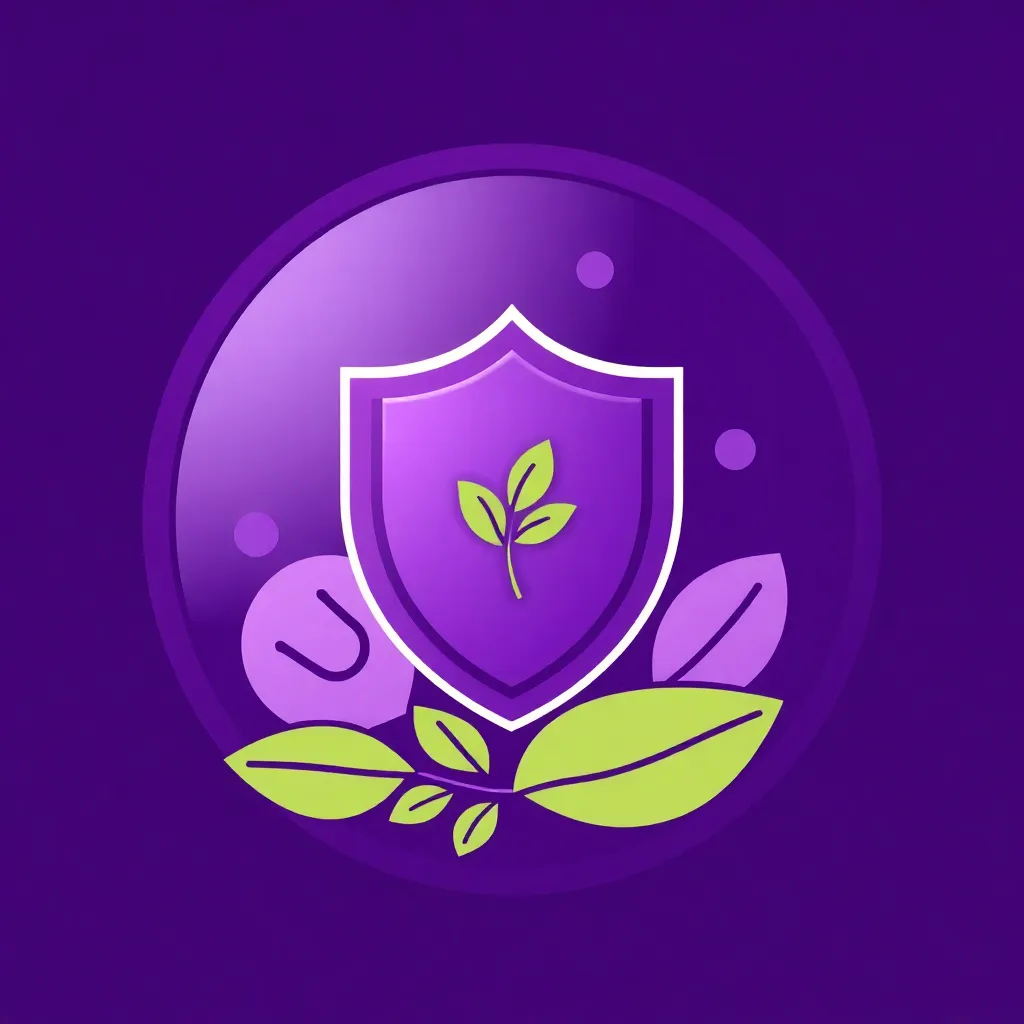 Safe and natural icon