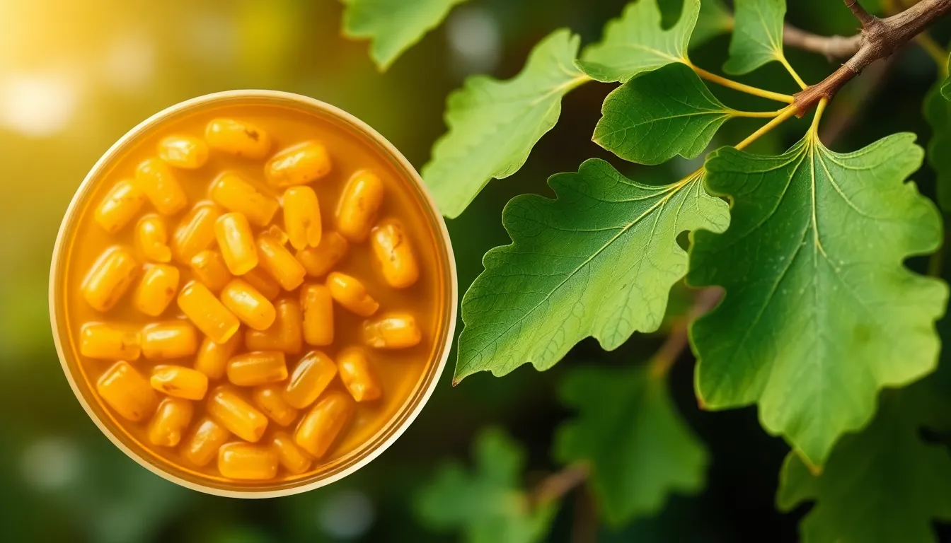 Ginkgo Biloba natural ingredient