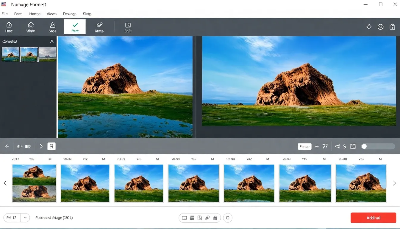 Advanced Image Processing Tool Interface