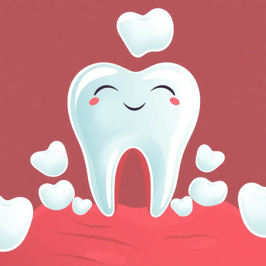 Dentist confirming improved oral health