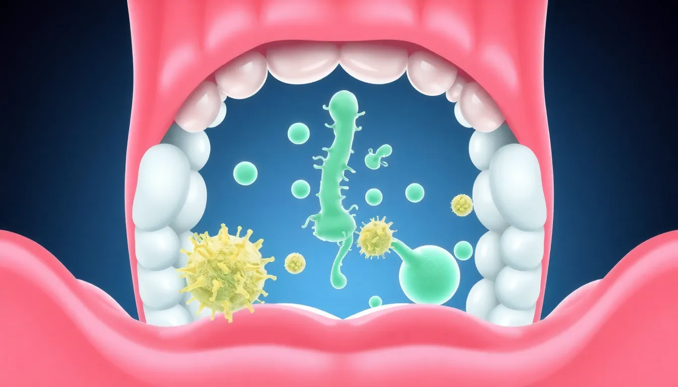Before and after bacterial transformation in mouth