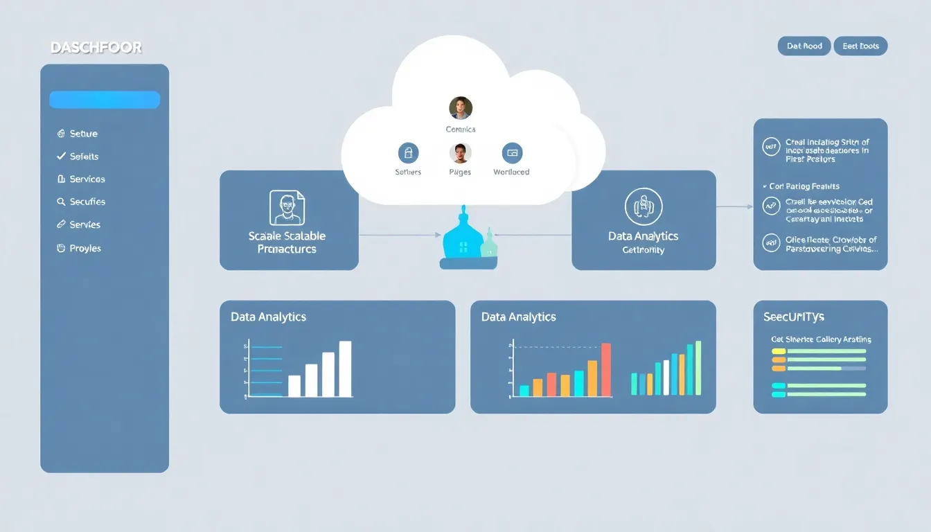 Cloud infrastructure and analytics dashboard