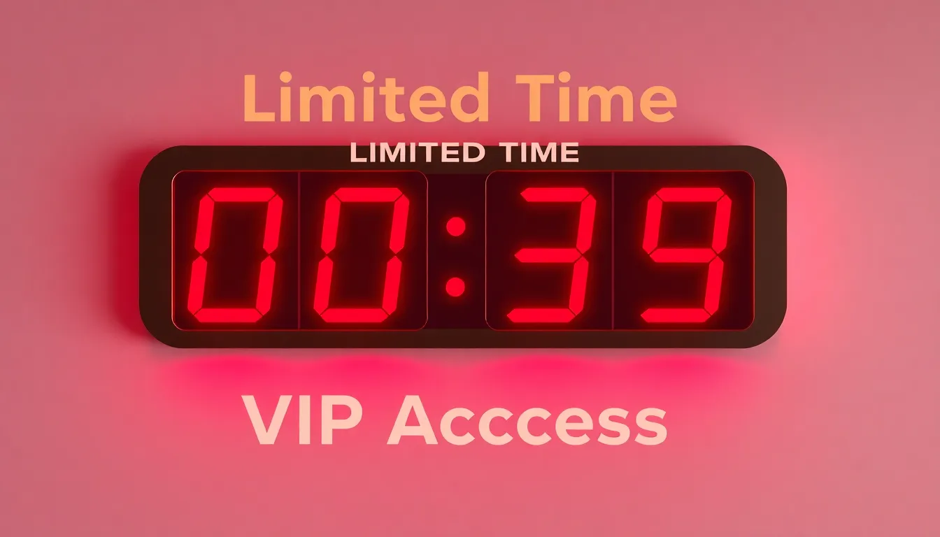 Limited Time VIP Access Countdown