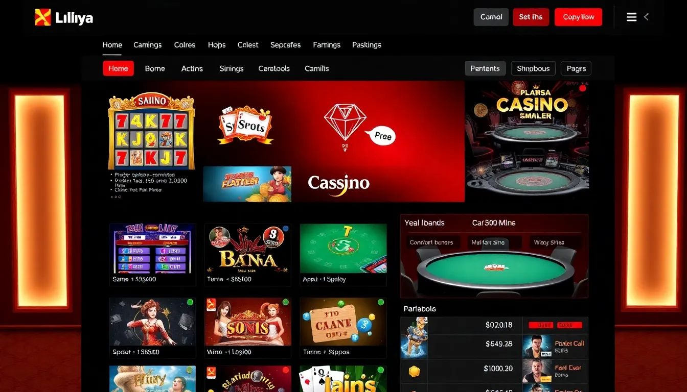 AsiaLive88 Gaming Platform Interface