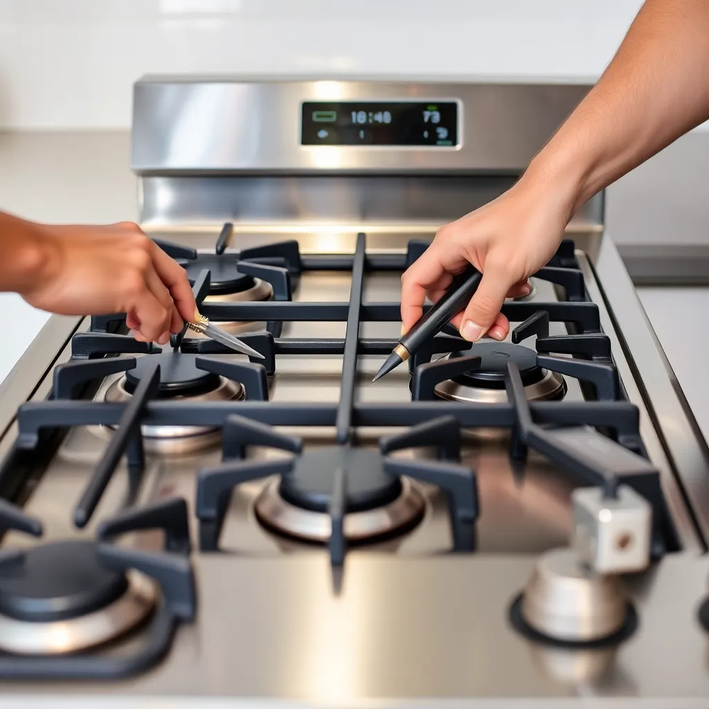 Gas stove repair service