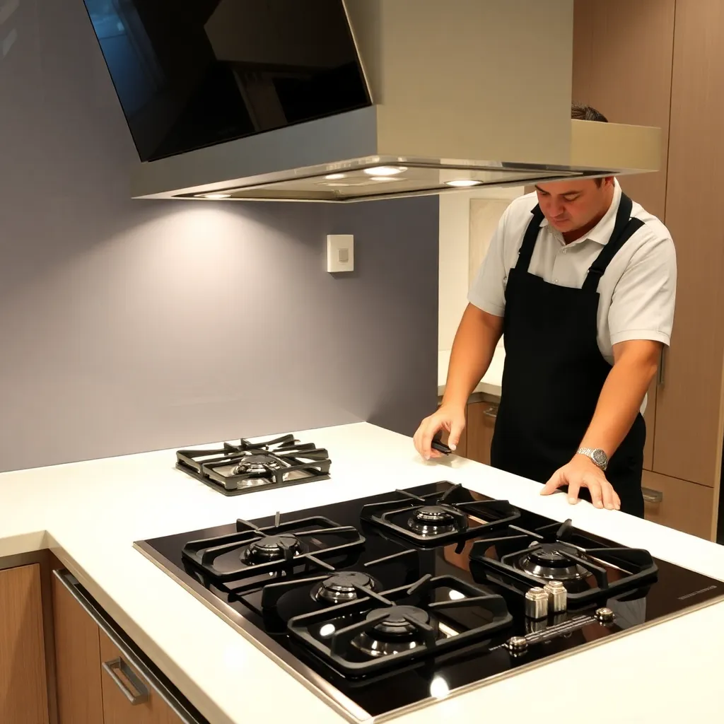 Gas hob repair service