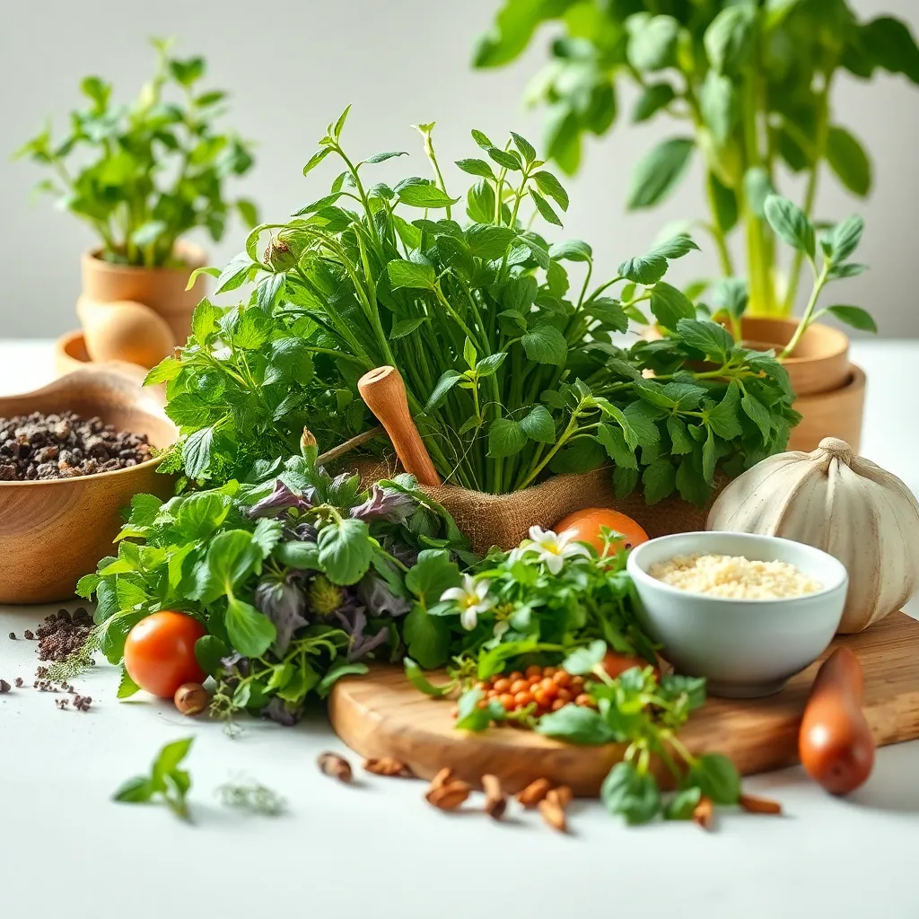 Natural ingredients visualization