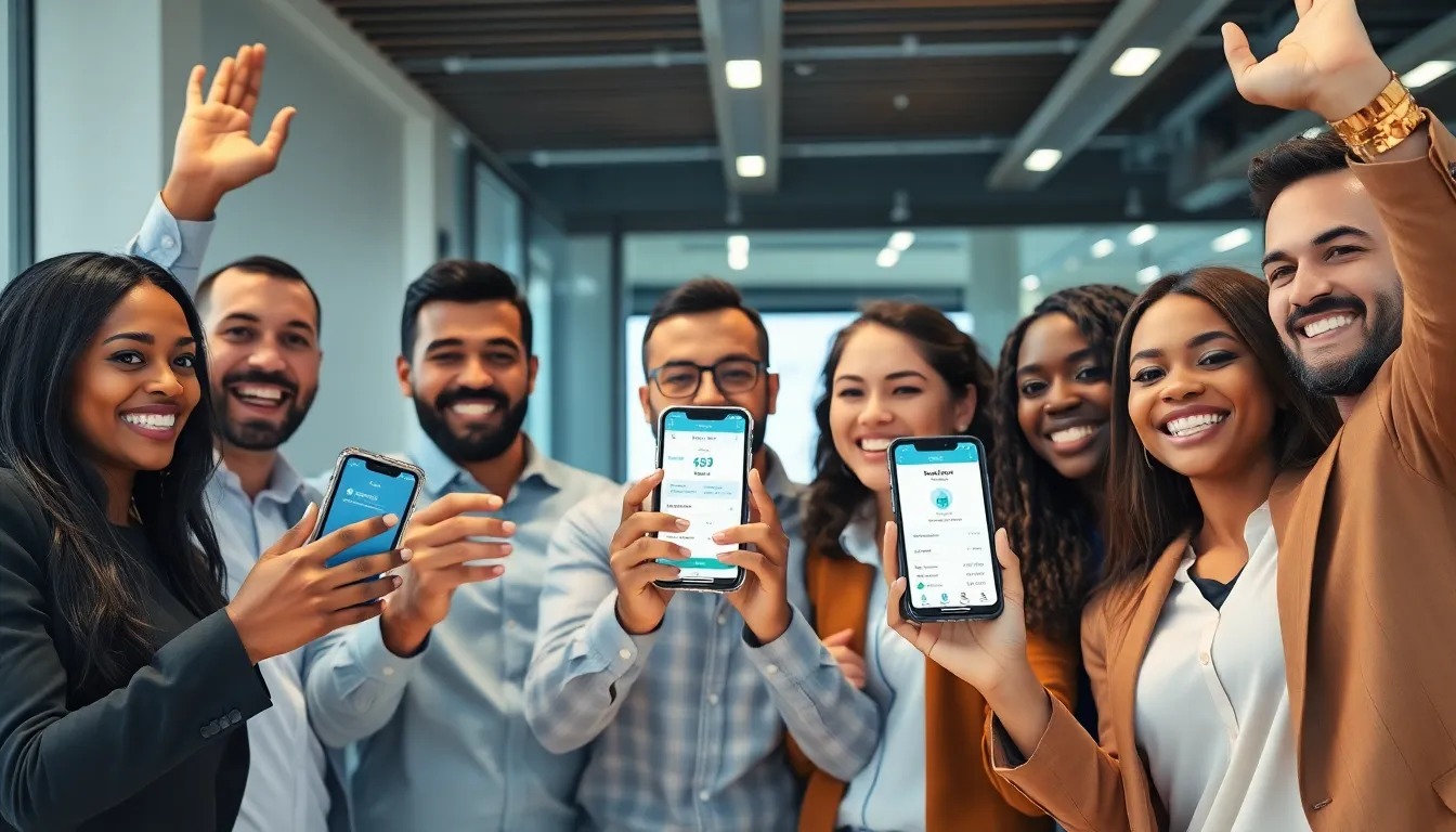 Happy investors using 4M Invest app