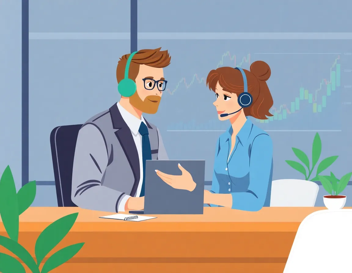 Customer support illustration