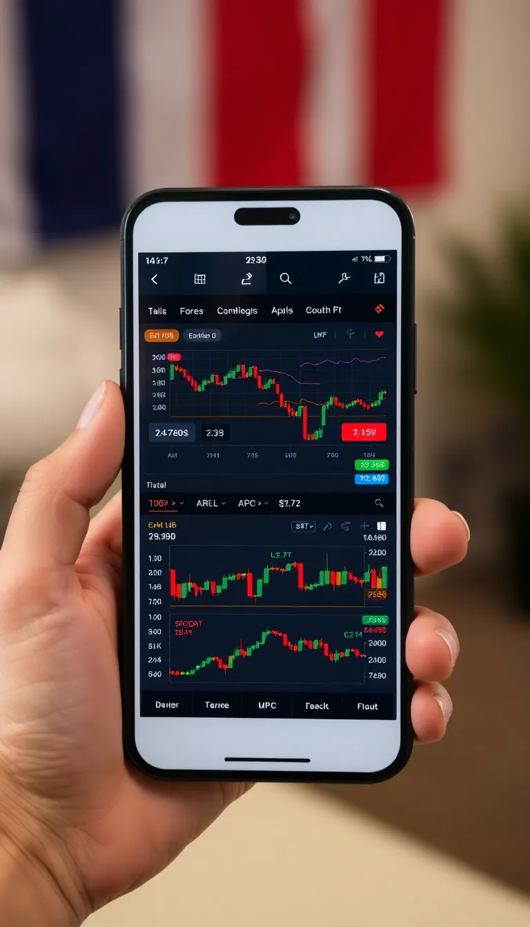 Mobile trading app
