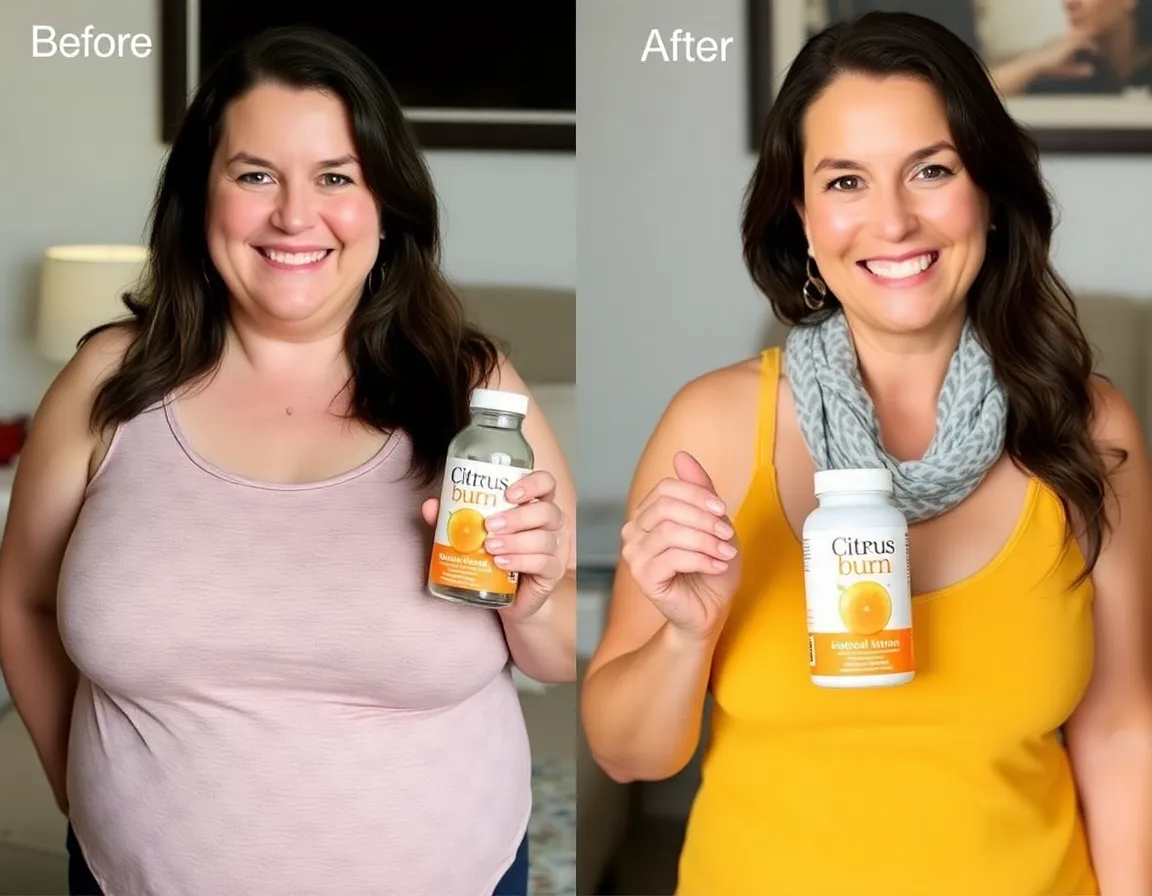 Sarah's transformation with Citrus Burn