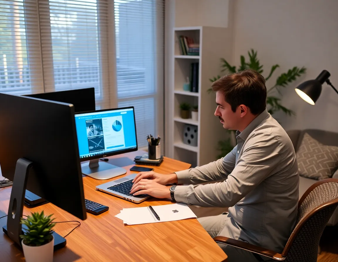 Work from home setup