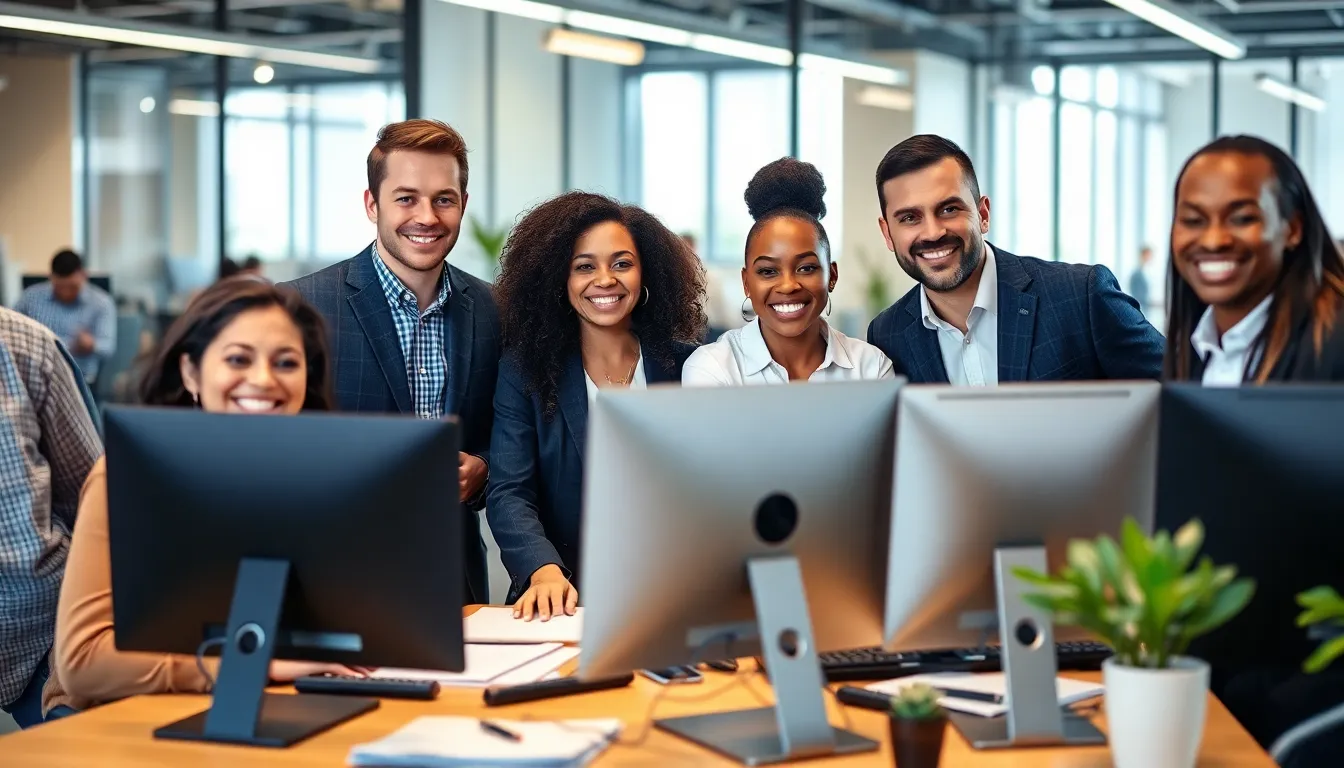 Professional recruitment team