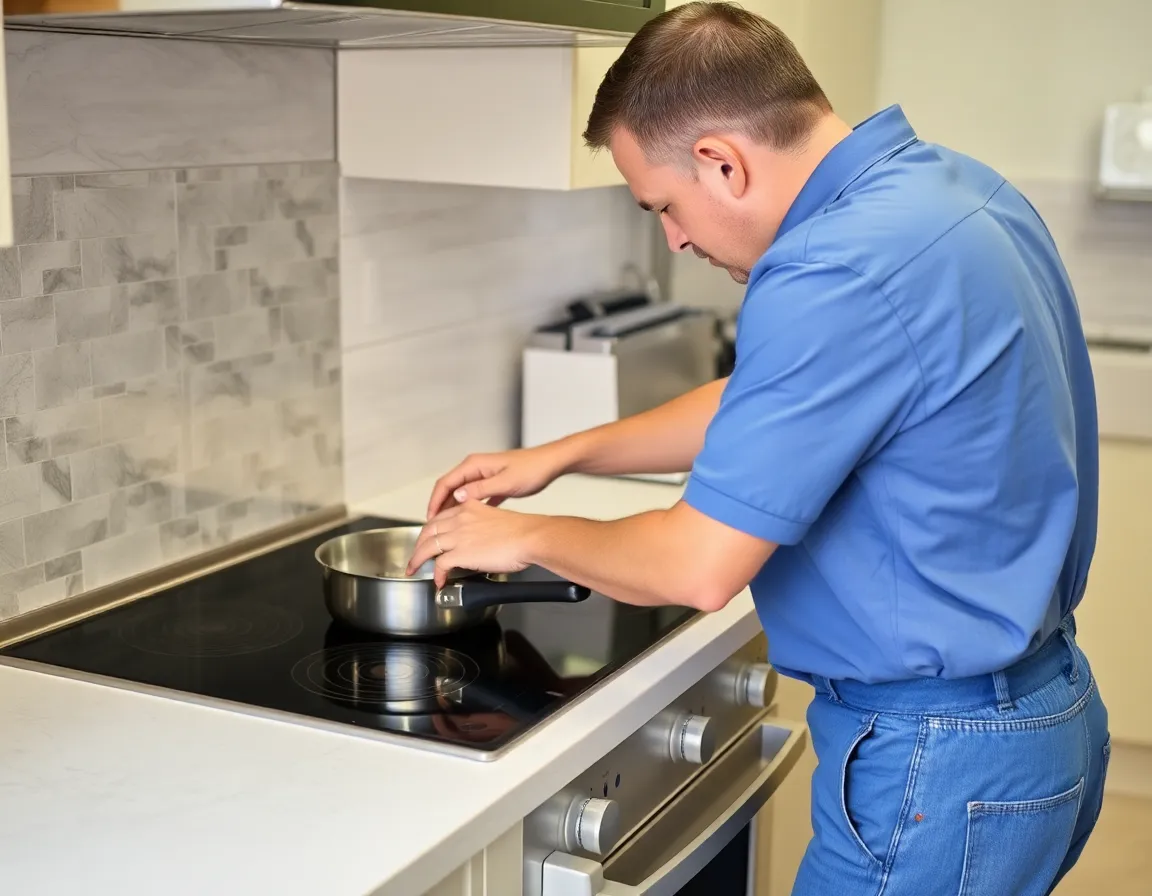 Cooktop repair service