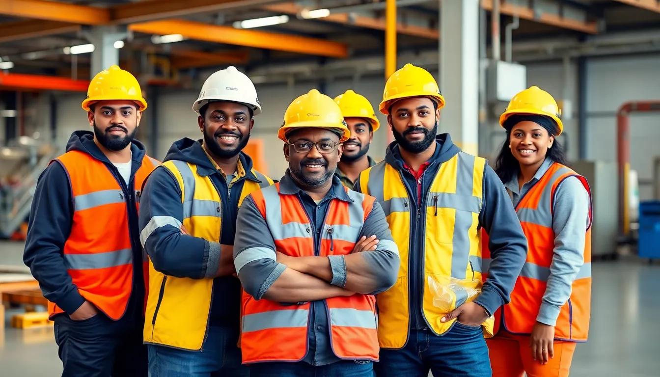 Professional team wearing quality PPE