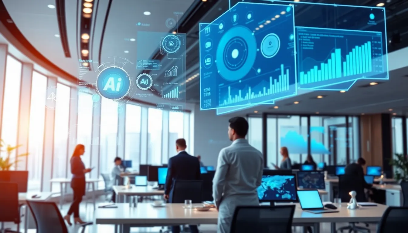 Enterprise AI transformation visualization