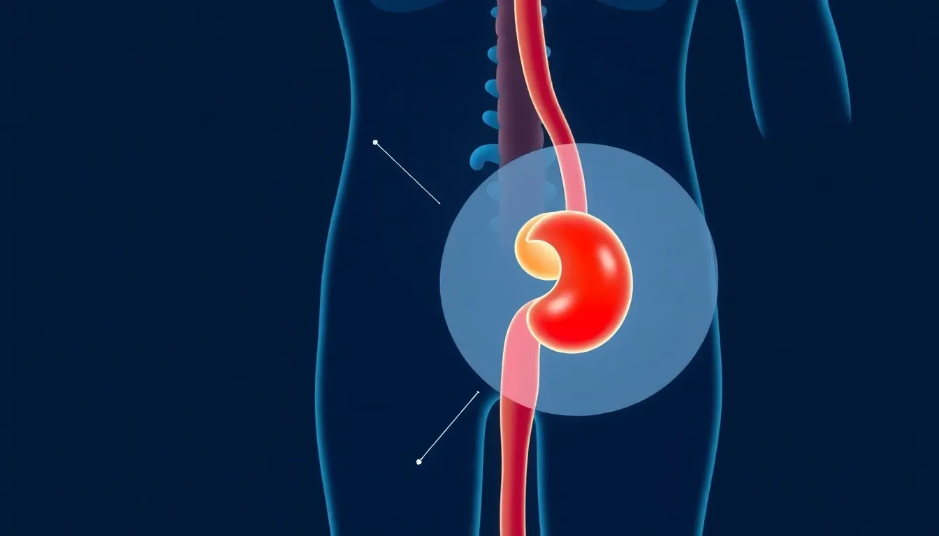Improved urinary flow illustration