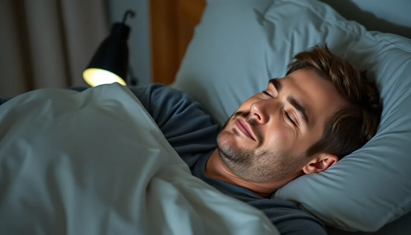 Man sleeping peacefully