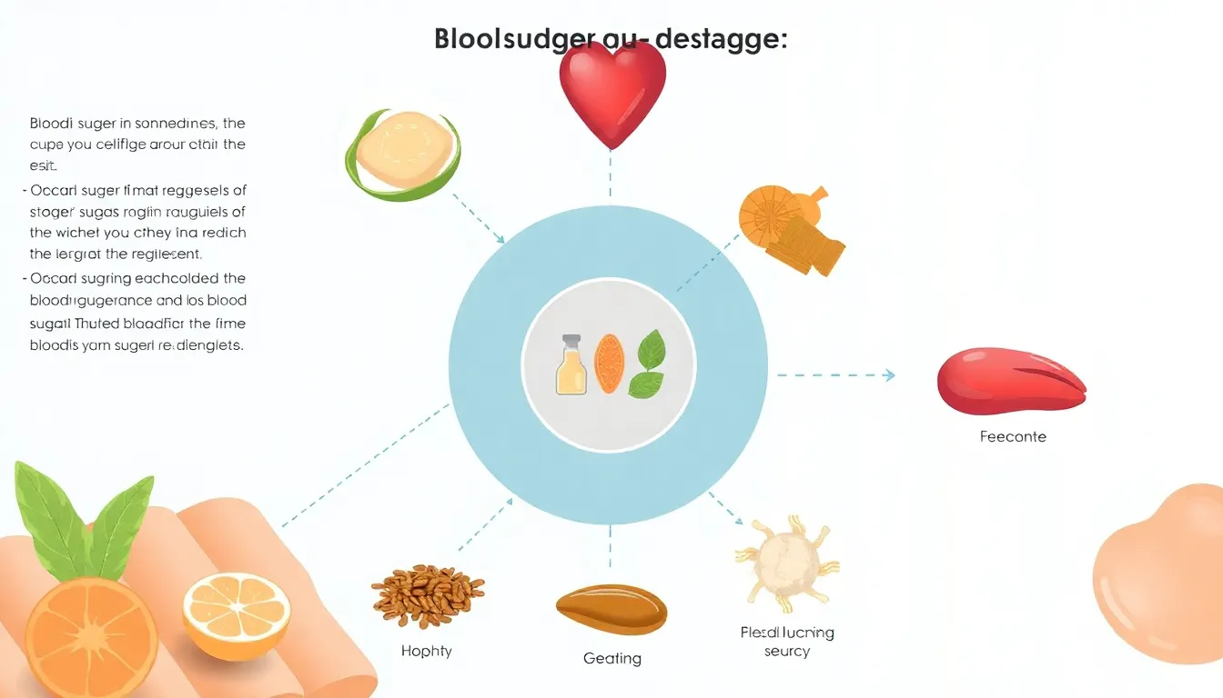 Gluco6 blood sugar support mechanism diagram