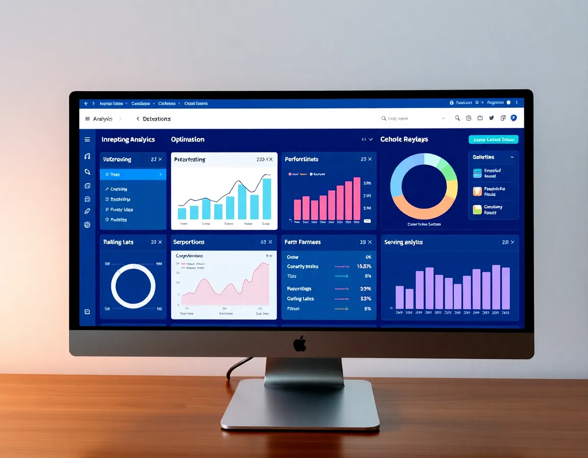 Website performance analytics dashboard