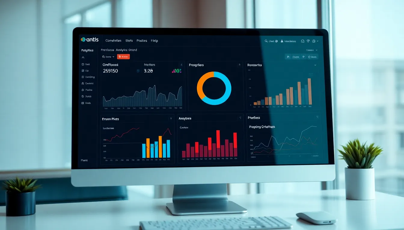 Website performance analytics dashboard