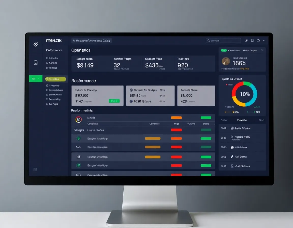 Website optimization dashboard