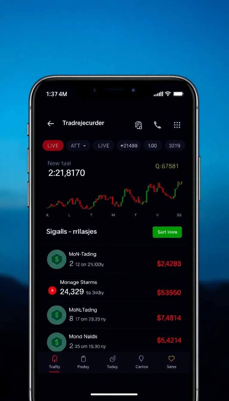Mobile forex signals dashboard