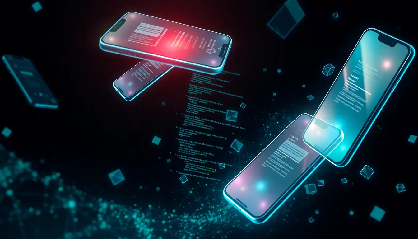 Mobile app development trends visualization