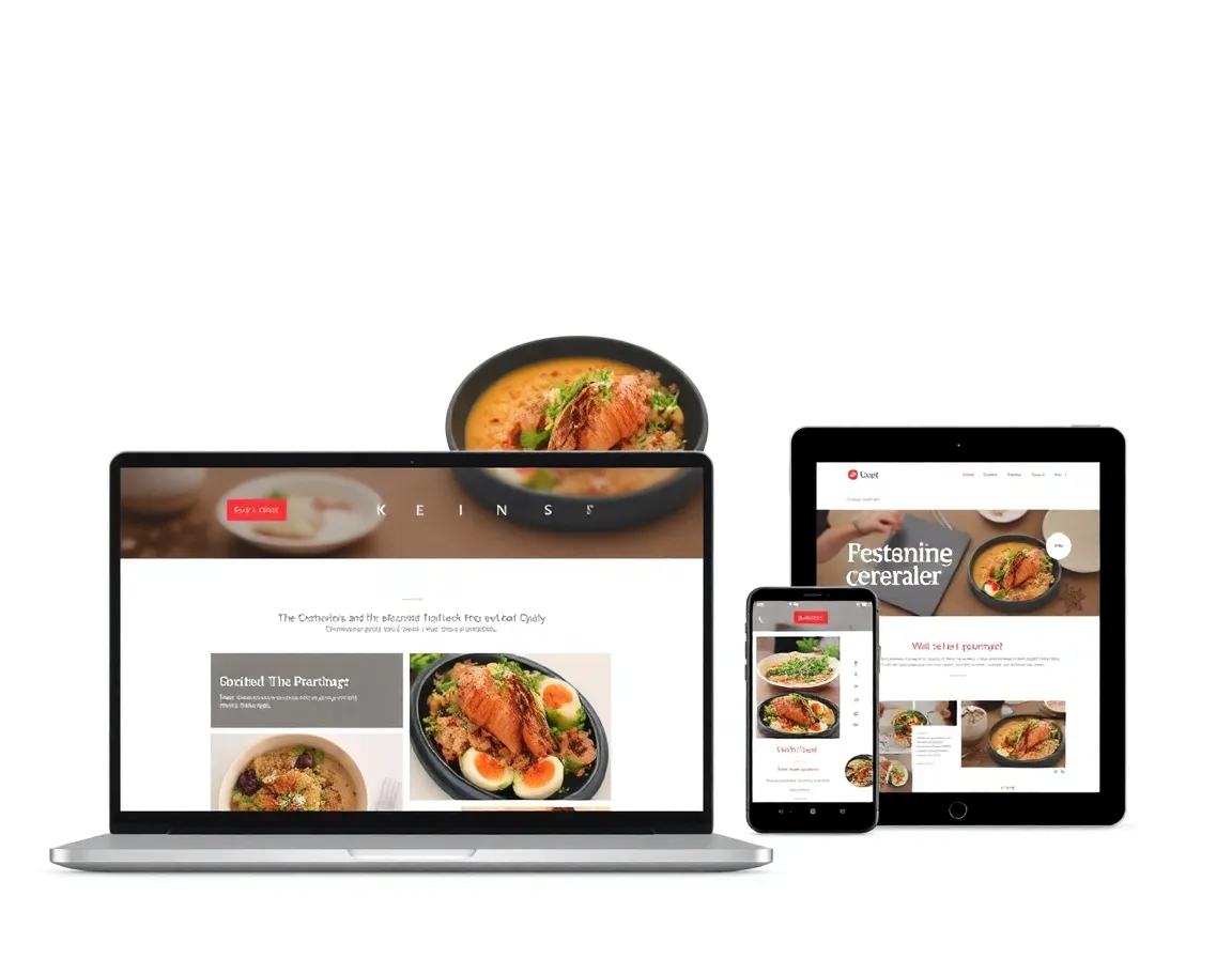 Restaurant Website Template Preview