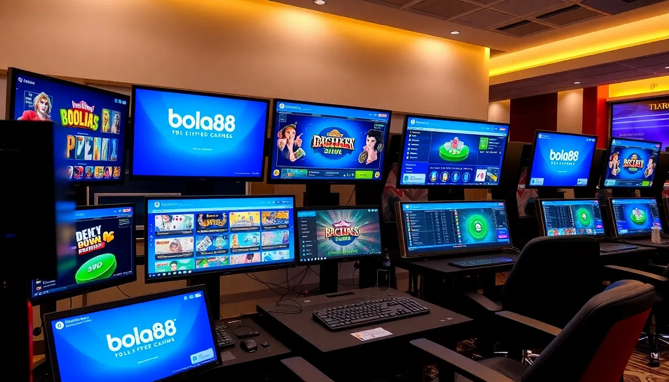 Bola88 Gaming Platform Interface