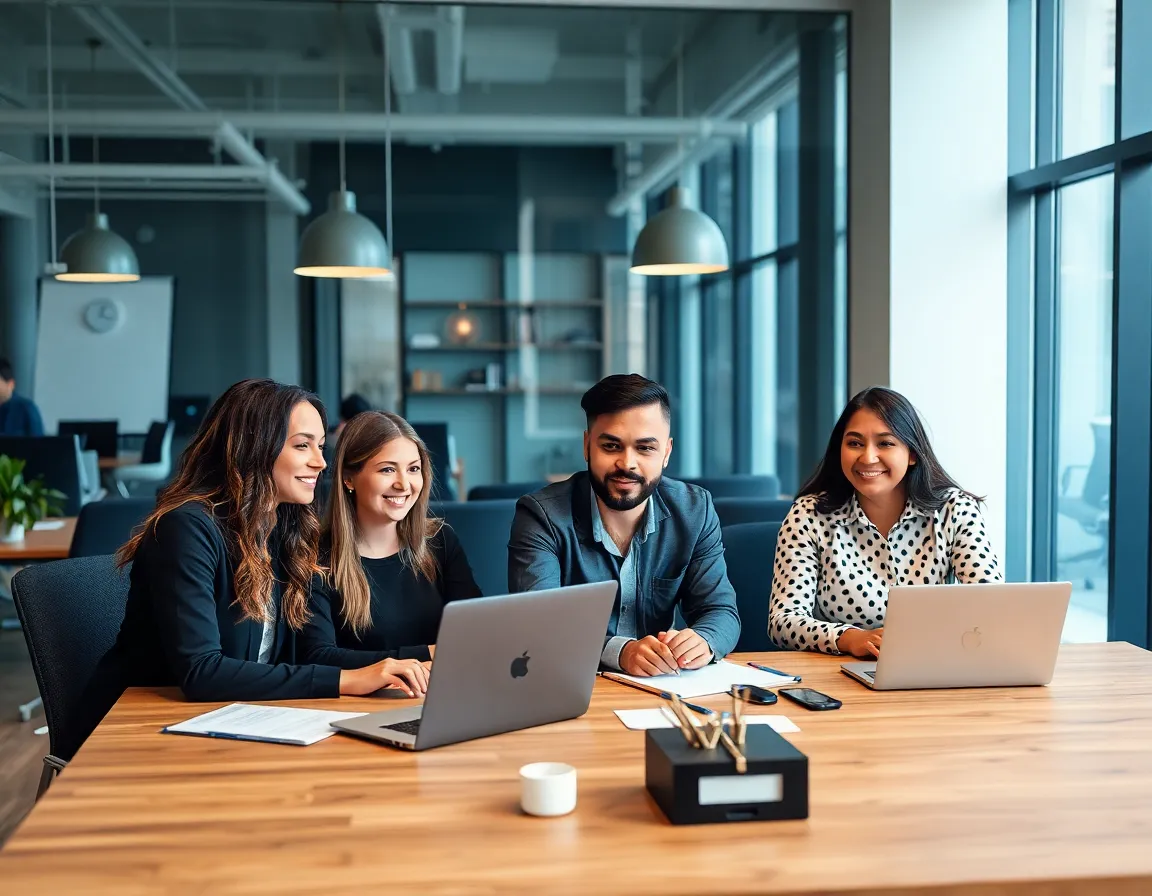 Fostors Inc. team in Dubai office