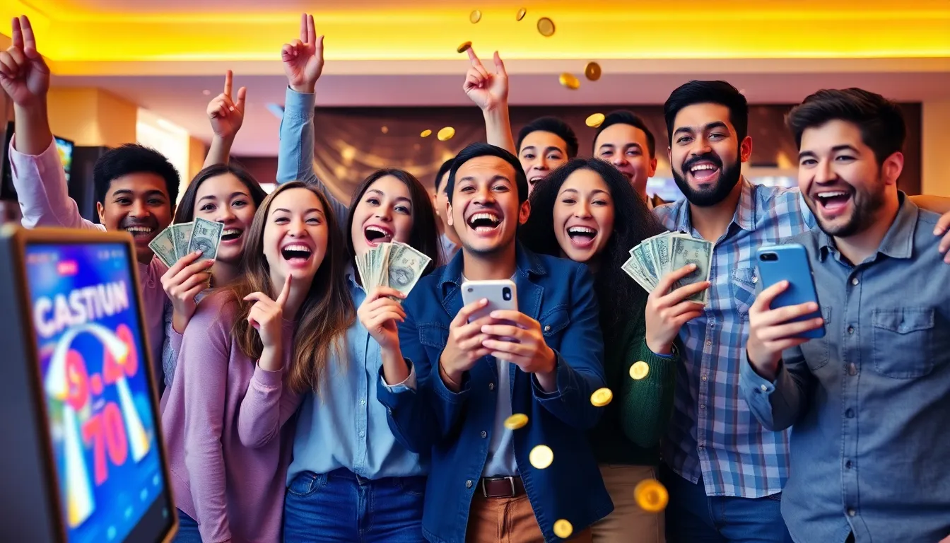 Member BetCoinAsia merayakan kemenangan besar