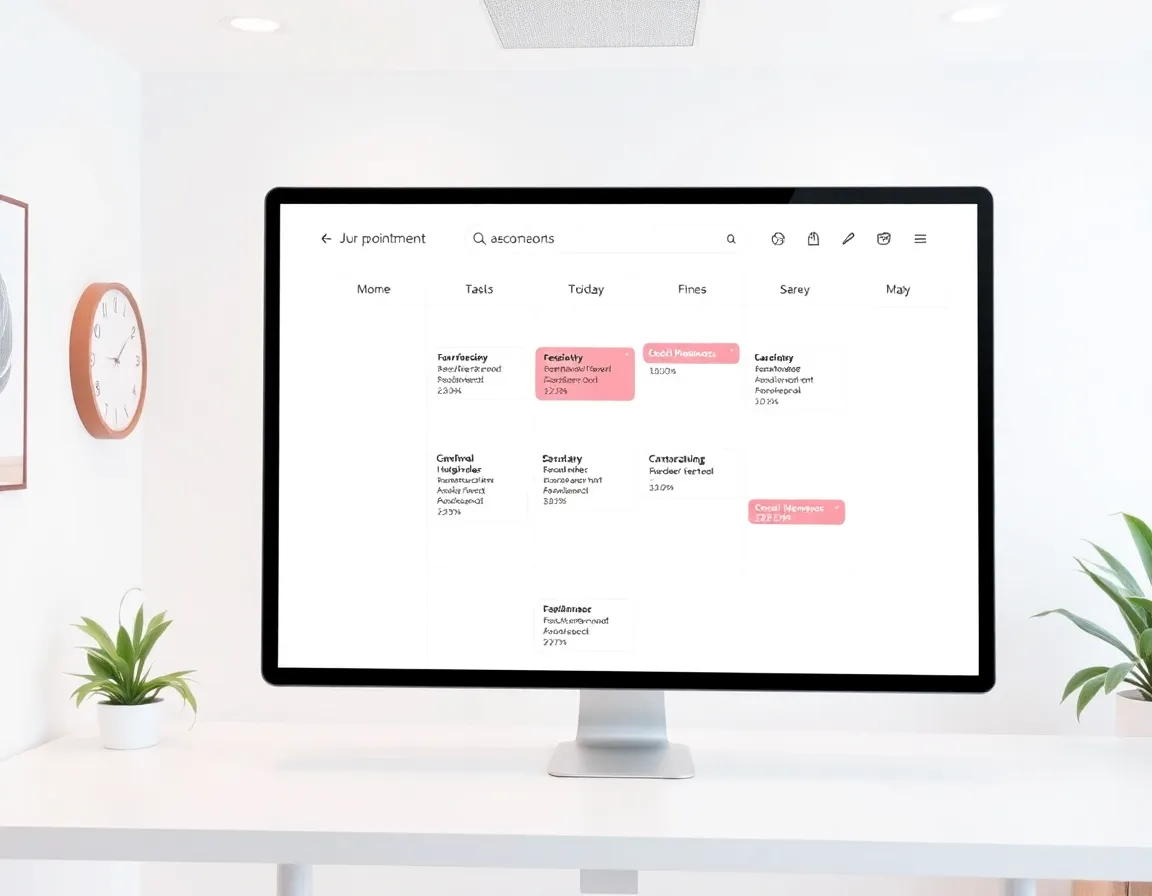Appointment calendar interface