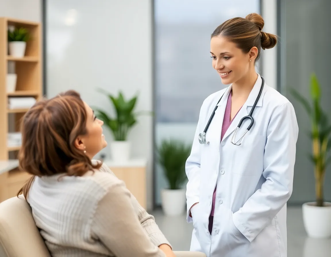 Doctor consultation illustration